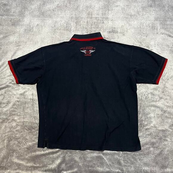 Harley davidson mens polo top - Picture 4 of 7